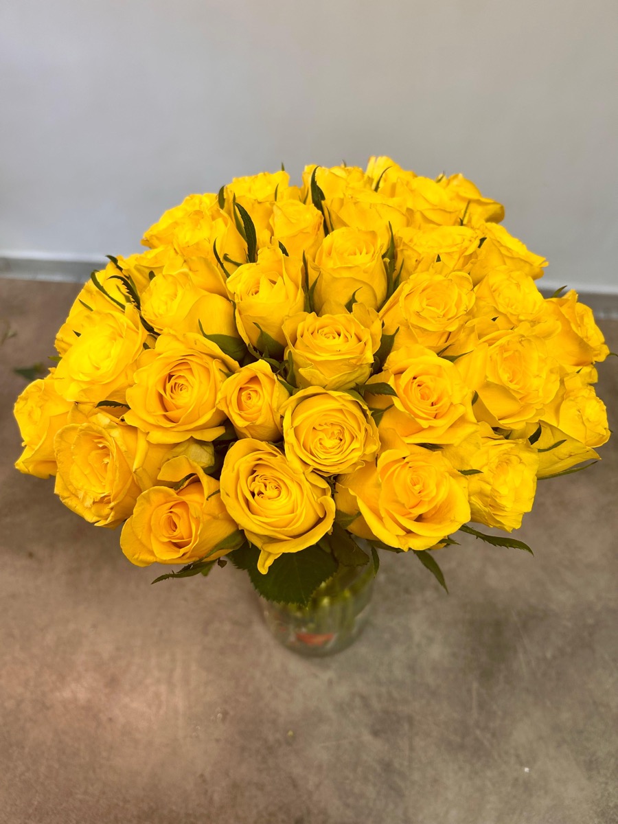 Buchet trandafiri galbeni — e-flower București